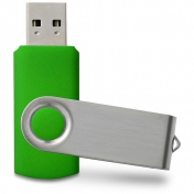 Pamięć USB TWISTER - 8GB zielony jasny