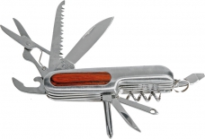 Scyzoryk 11-funkcyjny Coburg, srebrny