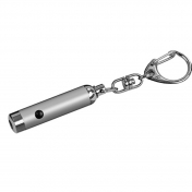 Brelok latarka Topo LED, srebrny