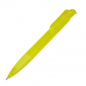 Długopis Natural z gumką, żółty