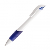 Długopis Dolphin, niebieski/biały