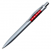 Długopis Sendero, czerwony/srebrny