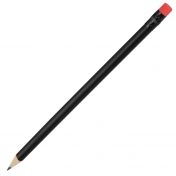 Ołówek drewniany, czerwony/czarny