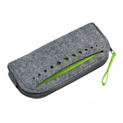 Kosmetyczka Eco-Sense, zielony/szary