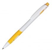 Długopis Rubio, żółty/biały