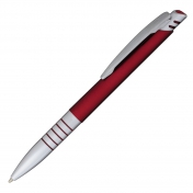 Długopis Striking, czerwony/srebrny